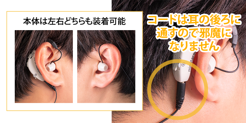 耳掛け型の立体集音器