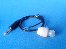 SX-013用延長イヤマイク ホワイトベージュ